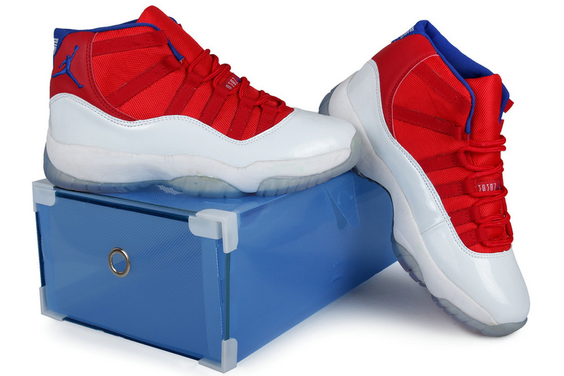 Air Jordan 11 Mens Shoes A White/Red Online